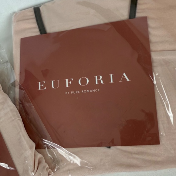 NWT Euforia by Pure Romance Sol Boyshorts Pink Pajamas L PJs Excellent Gift - Picture 5 of 9